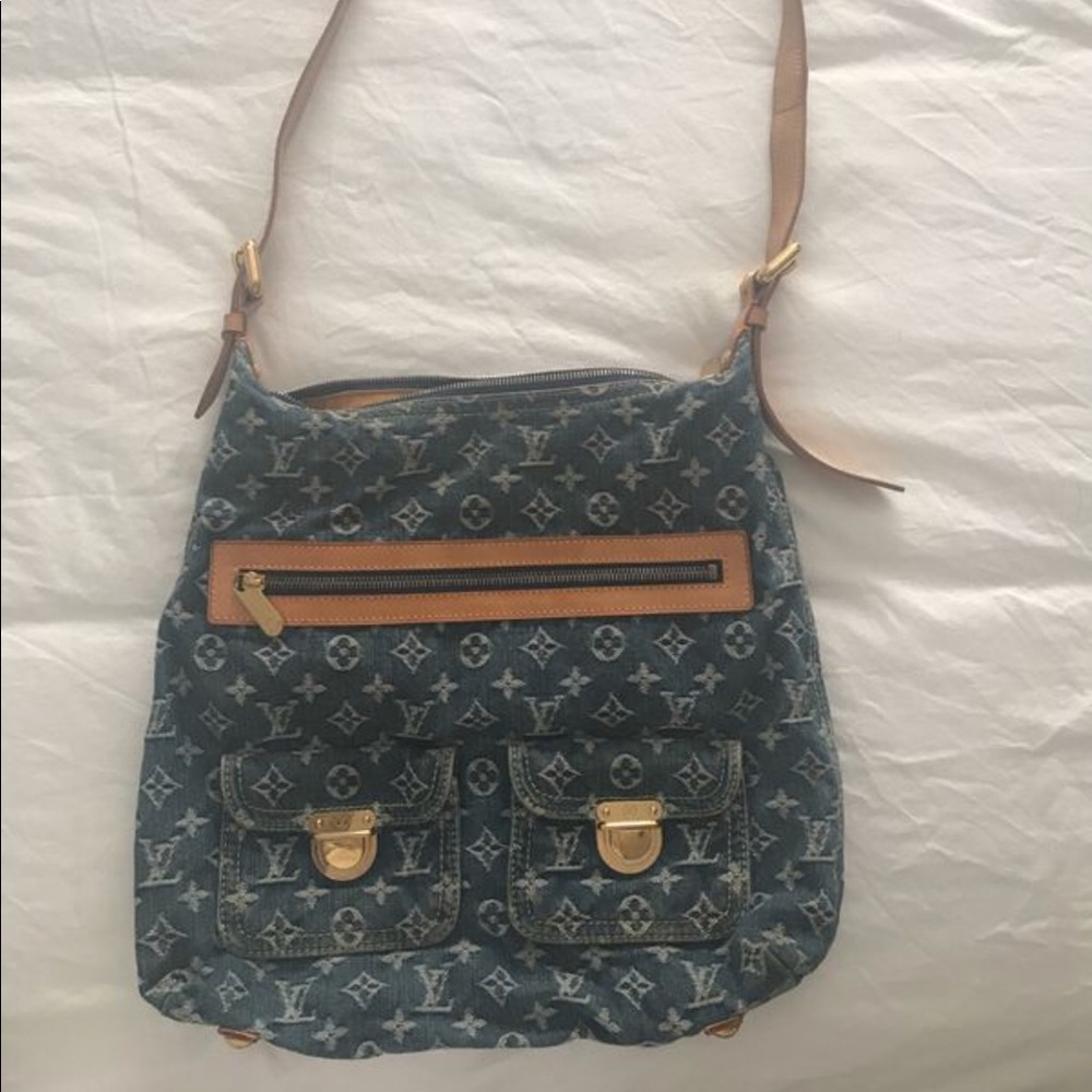 Louis Vuitton denim purse. Authentic.